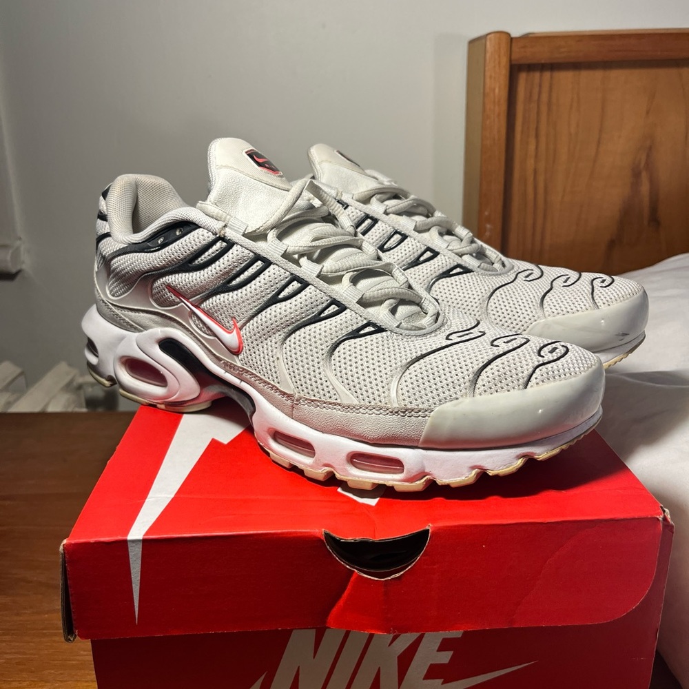 Air max plus grey/pink